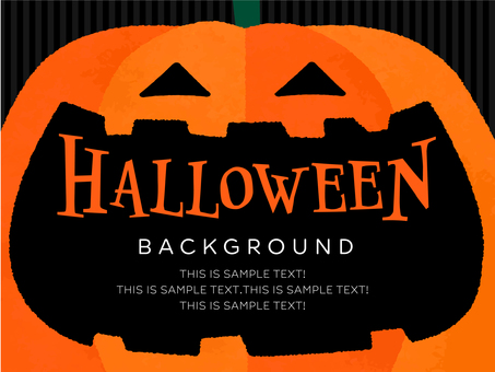 ハロウィンカボチャ背景_横 ハロウィンカボチャ背景_横 ハロウィン,秋,フレームのイラスト素材
