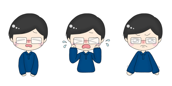 泣く男性のイラスト 男性,学生,泣く,堪える,えーん,しくしく,号泣のイラスト素材