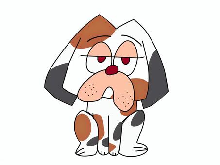 てがきのイヌ 手描き,てがき,イヌ,犬,動物,ペット,キャラクター,かわいい,ポップ,イラストのイラスト素材