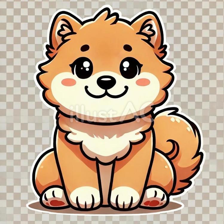 柴犬 柴犬,可愛い,犬のイラスト素材
