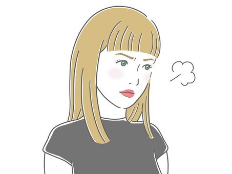 Angry_blonde woman, JPG, PNG and AI Angry_blonde woman, , JPG, PNG and AI