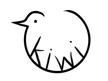 キウイサイン キウイ,鳥,手描き,シンプル,ニュージーランド,かわいい,サイン,背景透過,kiwiのイラスト素材