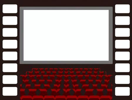 映画館 映画館,ステージ,スクリーン,会場,劇場,舞台,ショー,座席,シネマ,椅子のイラスト素材
