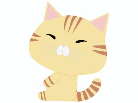 座っているちゃとら猫 座っているちゃとら猫 座る,猫,ちゃとら,動物,かわいい,リラックスのイラスト素材