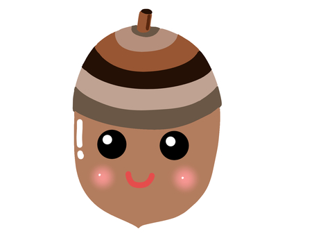 Illustration, acorn, autumn, tiny, JPG and PNG