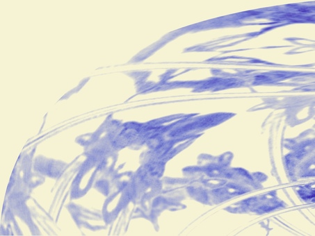 淡彩ステンドグラス-yebl07 イエロー,ブルー,レトロ,ノスタルジック,光,淡色,透明感,ステンドグラス,グラデーション,淡彩のイラスト素材