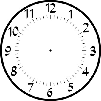 時計メモリ　 時計,メモリ,数字,ベース,台紙,24時間,60秒,シンプルのイラスト素材