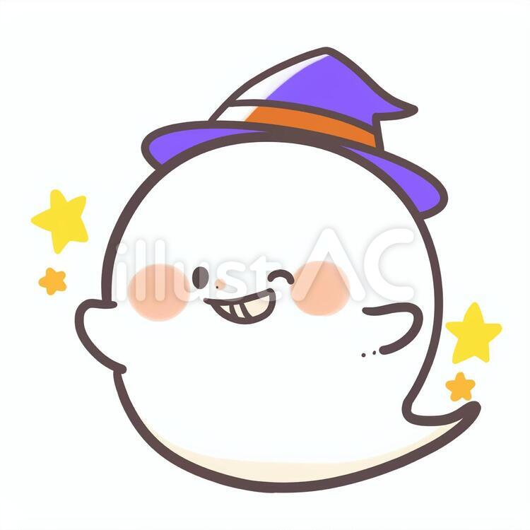 ばけちゃん2 ハロウィン,おばけ,10月のイラスト素材