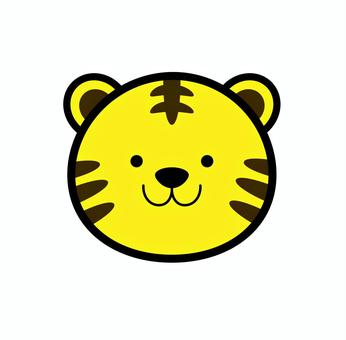 トラの顔 トラの顔 トラ,動物,顔のイラスト素材