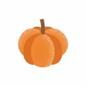 シンプルでかわいい秋のかぼちゃイラスト