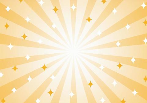 ポップで可愛いキラキラした集中線