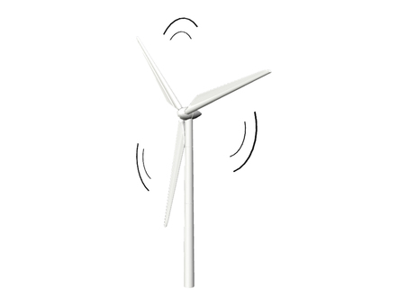 風力発電 風力発電,再生可能エネルギー,電気,電力,自然エネルギー,環境,再エネ,発電のイラスト素材