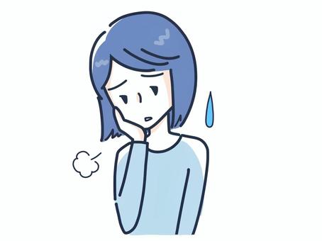 悩む女性