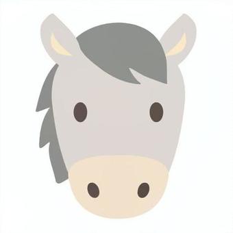 午年の可愛い馬2