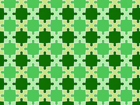 ai green puzzle background with swatch pattern, seamless, repetition, swatch, JPG and AI