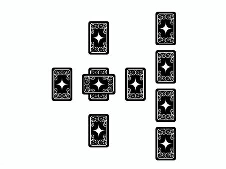 Illustration, tarot, fortune telling, spread, 