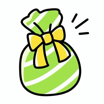 ラッピングされたプレゼント プレゼント,クリスマス,贈り物,ラッピング,リボン,誕生日,イベント,お祝い,渡す,ボーナスのイラスト素材