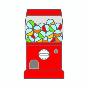 ガチャガチャ本体 赤 ガチャガチャ本体 赤 ガチャガチャ,本体,マシン,カプセルトイ,おもちゃ,ガチャマシーン,ベクター,シンプル,ガチャポン,おまけのイラスト素材