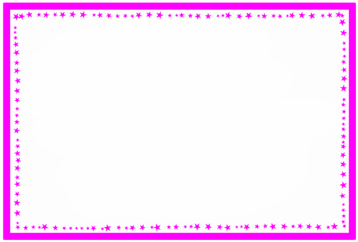 ポストカード　ピンクの星のライン ポストカード,グリーティングカード,メッセージカード,フレーム,星,ライン,かわいい,簡単,シンプル,手描きのイラスト素材