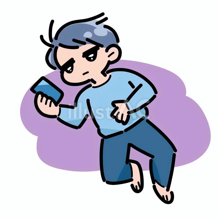 無気力の男性 人物,男性,メンタルヘルスのイラスト素材