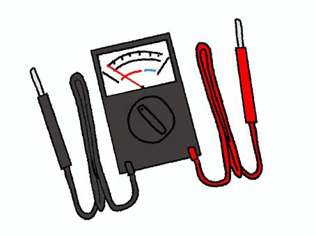 テスター テスター,計測器,機器,pop調,手描き,挿絵,ワンポイント,素材,商用可,無料のイラスト素材