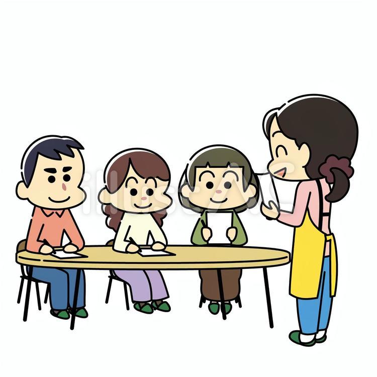保護者会01_保育園・幼稚園 保護者会,保育園,幼稚園のイラスト素材