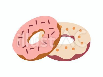 ふたつの甘いドーナツ