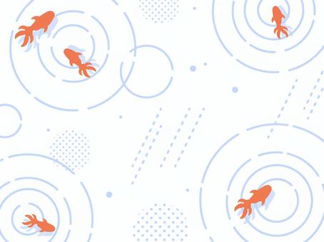 Goldfish Ripple Background 2, JPG, PNG and AI Goldfish Ripple Background 2, goldfish, ripple, water surface, JPG, PNG and AI