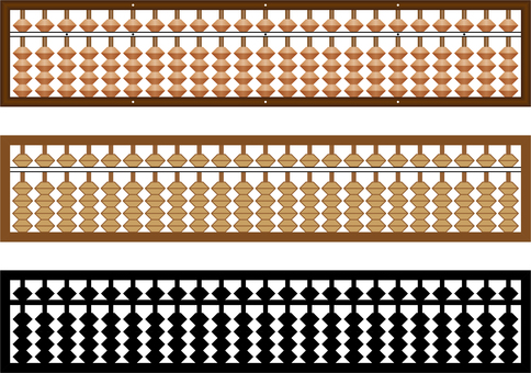 Illustration, abacus, calculation, beads, 