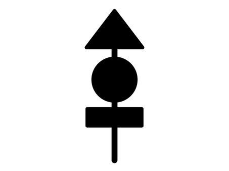 串に刺さったおでんのアイコン おでん,和食,日本食,食べ物,料理,食材,具材,串刺し,屋台,冬のイラスト素材