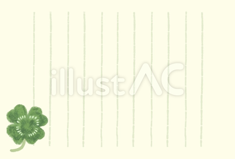 Free Vectors | Next to the four-leaf clover (vertical ruled line)