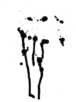 墨汁を滴らせた紙5 4000px インク,墨汁,墨,紙,滴り,液体,水,水滴,飛沫,飛び散りのイラスト素材