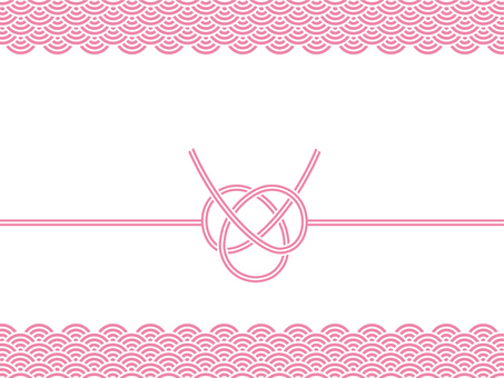 熨斗のイラスト　水引 水引,あわじ結び,熨斗,お祝い,和風,御歳暮,御中元,プレゼント,贈答,のし紙のイラスト素材