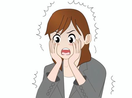 Surprised woman (business suit), JPG and PNG Surprised woman (business suit), to be surprised, female, suit, JPG and PNG