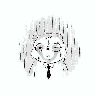 Illustration, rain, soaked, rainy season, 