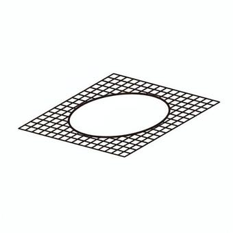 加熱用金網 金網,加熱器具,実験器具,理科,理科実験,器具固定,三脚用器具,金属器具,学校教材,耐熱器具のイラスト素材