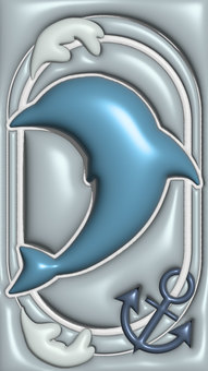 待ち受け イルカ 待ち受け,立体的,ぷっくり,イルカ,水色,かわいいのイラスト素材