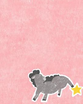 蹴り飛ばすロバさん♪ かわいい,蹴る,ロバ,動物,生き物,攻撃,警戒,怒る,不機嫌,星のイラスト素材