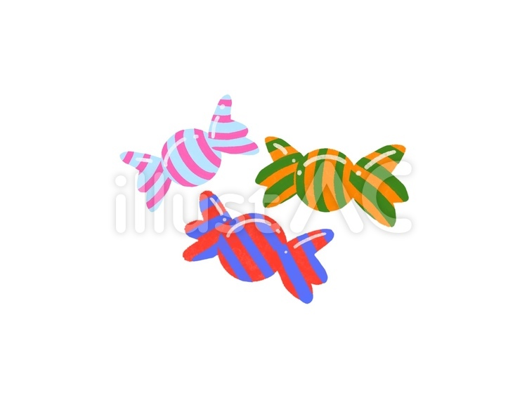 アメ アメ,お菓子,ボーダーのイラスト素材