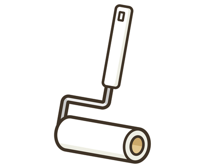 掃除_コロコロ01 コロコロ,ローラー,クリーナー,粘着ローラー,カーペットクリーナー,掃除,床掃除,掃除用具,道具,用具のイラスト素材