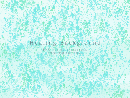緑の水彩スプラッシュ背景のみver  背景,水彩,点描,点,バックグラウンド,コピースペース,爽やか,きれい,水,水しぶきのイラスト素材