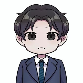 男子高校生（怒る） 男の子,男子高校生,制服,男子,怒るのイラスト素材