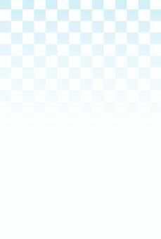 ブルーの市松模様背景 グラデーション 市松模様,青,白,背景,和風,かわいい,コピースペース,フレーム,シンプル,グラデーションのイラスト素材