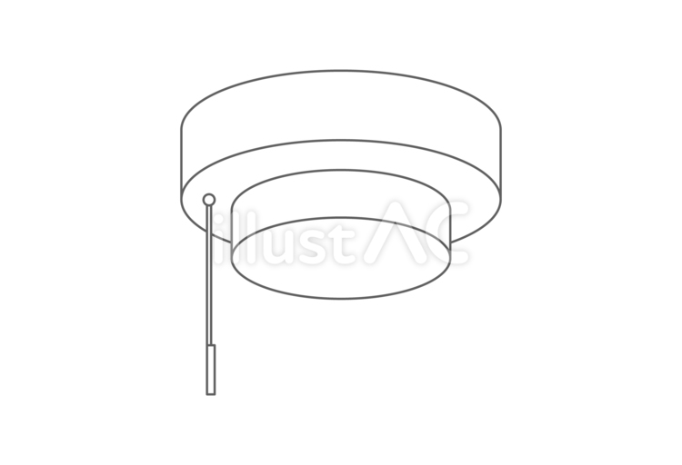 家庭用火災報知器のイラスト 火災,報知器,警報器のイラスト素材
