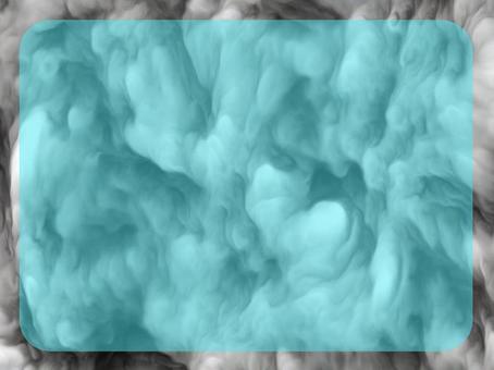 ふちどり付きスモーク柄フレーム＿02 スモーク,ふちどり,枠,デザイン,アレンジ,横長,横型,フレーム素材,1枚,透過のイラスト素材