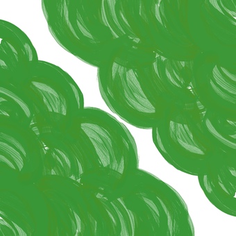 手描き素材　絵の具風フレーム(グリーン) 抽象,背景,壁紙のイラスト素材