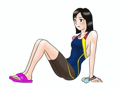 Illustration, people, high school student, female, 