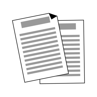 書類のイラスト04 書類,紙,文書,ビジネス,事務用品,資料,仕事,事務作業,見積書,作業のイラスト素材