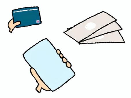 支払い 支払い,方法,カード,現金,スマートフォン,決済,お知らせ用,宣伝用,pop調,手描きのイラスト素材