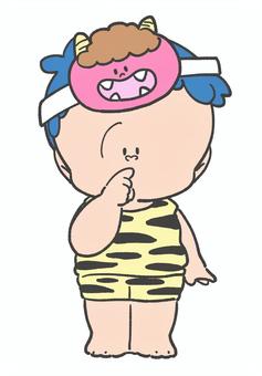 節分の手描きイラスト2 節分,手描き,子ども,鬼,かわいい,挿絵,2月,イベント,行事,伝統のイラスト素材